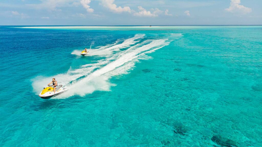 Jet Skiing in Maldives